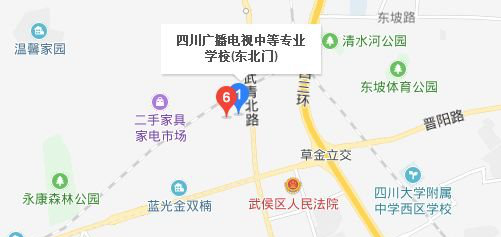 四川广播电视中等专业学校地址及乘车路线