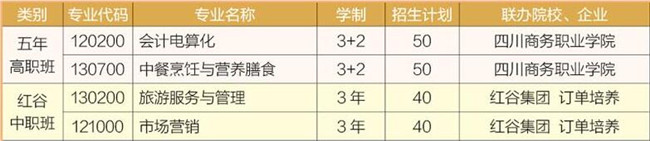 富顺职业技术学校开设哪些专业？