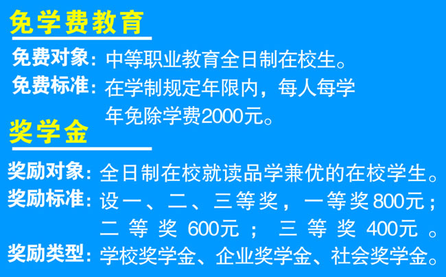 遵义职业技术学校奖学金介绍