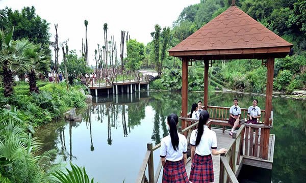 重庆女子职业高级中学校园风景