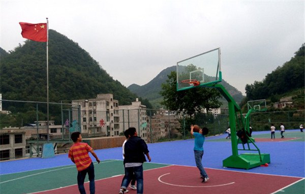 贵州水钢技师学院(六盘水水钢技校)篮球场