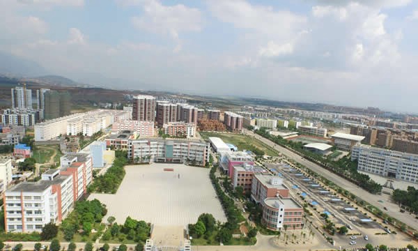 蒙自市职业高级中学学校全景