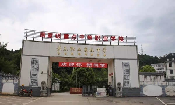 景东县职业高级中学学校大门